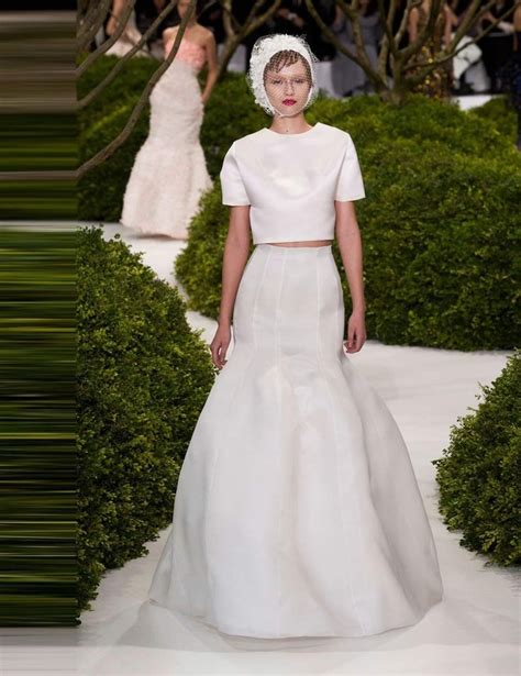 dior floral bodice and ruffled skirt wedding dresses|christian dior wedding dresses.